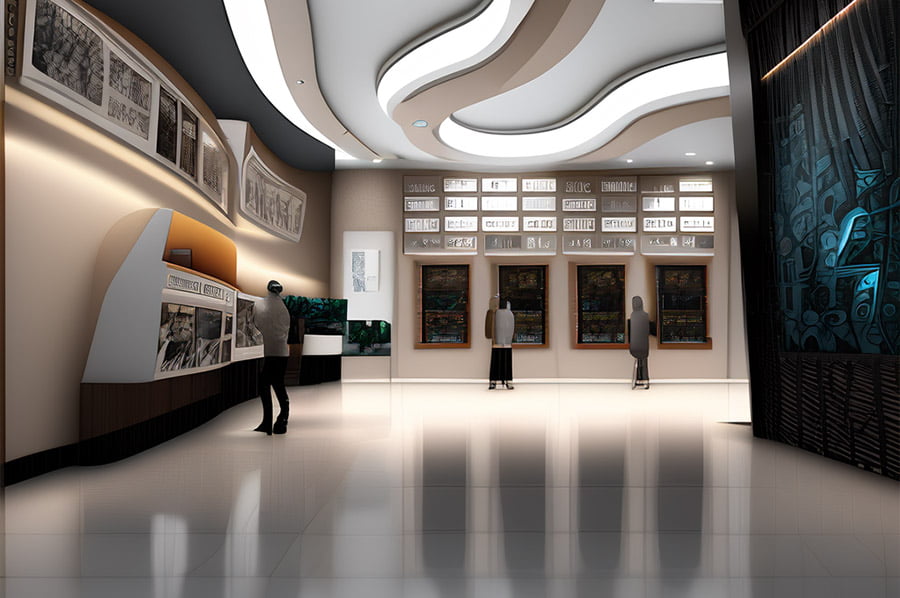 數(shù)字化校史館施工,校史展館現(xiàn)代化設備,新形勢校史展館設計建設