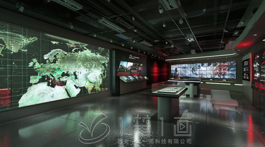 軍史館平面圖設(shè)計(jì),多媒體互動展館,數(shù)字化智慧展廳