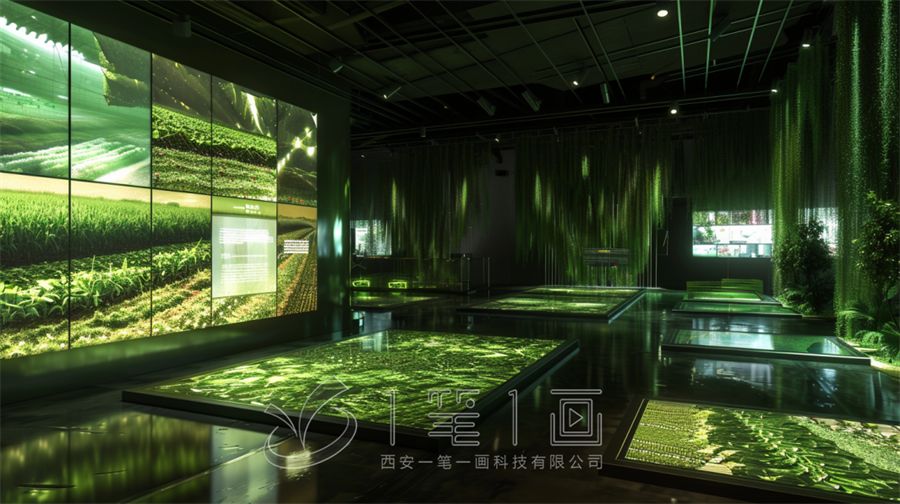 農(nóng)產(chǎn)品展示館,國家地理標志農(nóng)產(chǎn)品體驗館設(shè)計,多媒體設(shè)備創(chuàng)意解決方案#