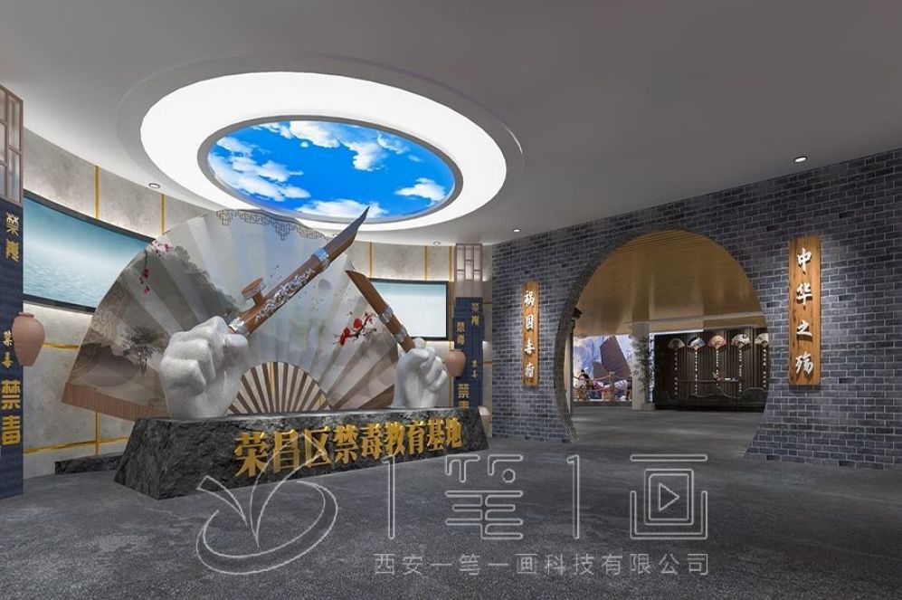 " 中醫(yī)藥展廳設計揭秘：互動+高科技，打造現代化智慧體驗空間 "