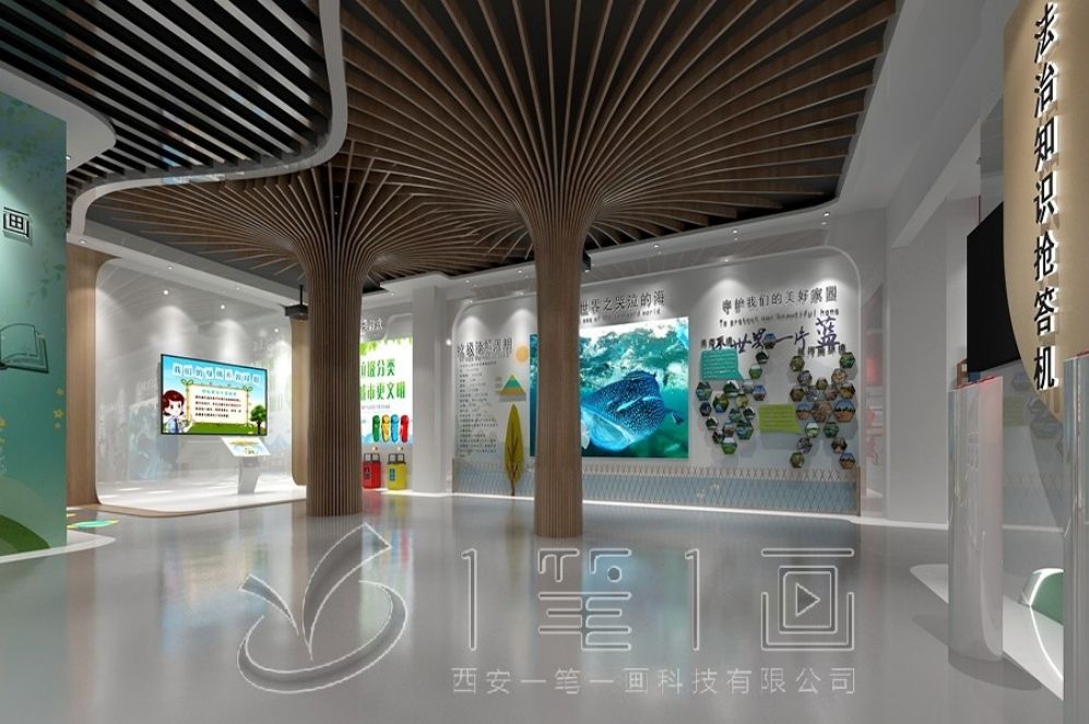 國防教育展廳設計, 多媒體互動體驗, 現(xiàn)代化展示