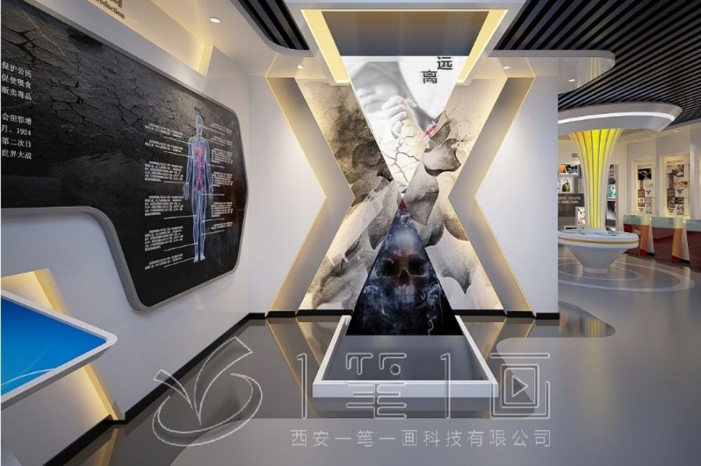 國防主題展廳設(shè)計(jì),多媒體互動展示,現(xiàn)代化創(chuàng)意展廳