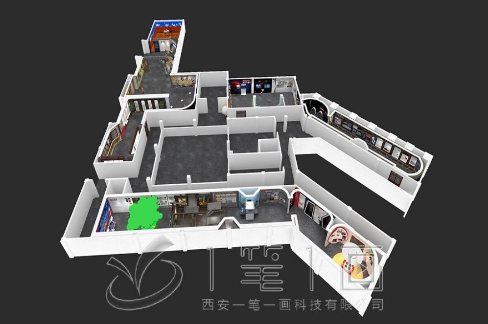 國(guó)防動(dòng)員教育基地,互動(dòng)多媒體展示,創(chuàng)意展廳設(shè)計(jì),高科技解決方案,智慧展廳施工