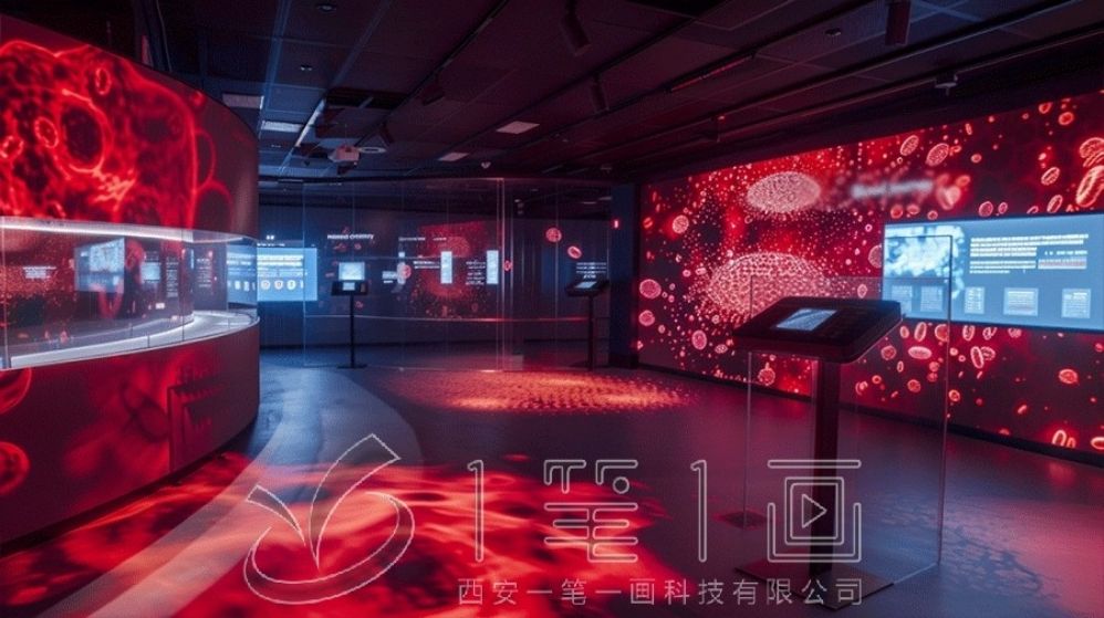 禁毒教育基地設計, 青少年禁毒展廳互動, 現(xiàn)代化展廳建
