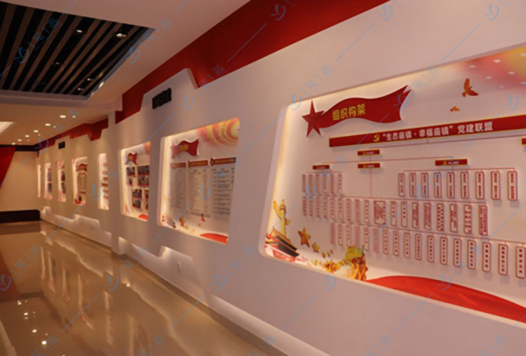 多媒體黨建展館設(shè)計 數(shù)字化黨建展廳設(shè)計布局 建設(shè)紅色文化教育基地 西安一筆一畫科技有限公司