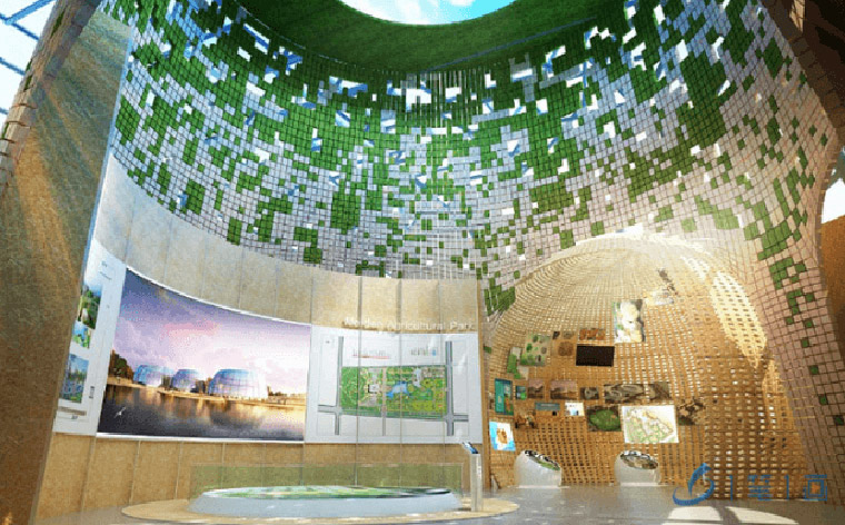 新能源展廳設(shè)計(jì)效果圖，環(huán)境保護(hù)展館設(shè)計(jì)平面圖