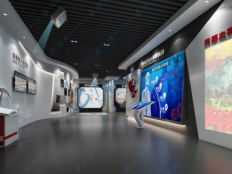 提供多媒體互動禁毒基地展廳解決方案
