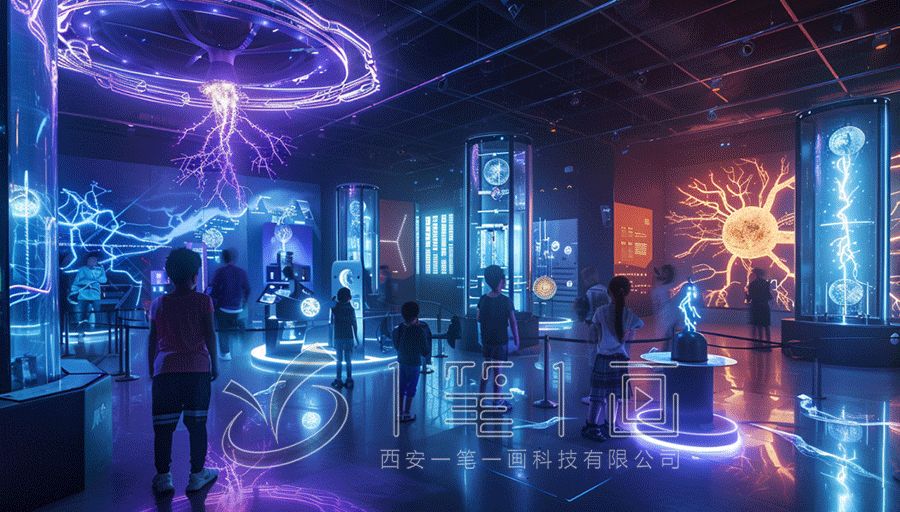 一筆一畫市兒童科普教育基地效果圖設計