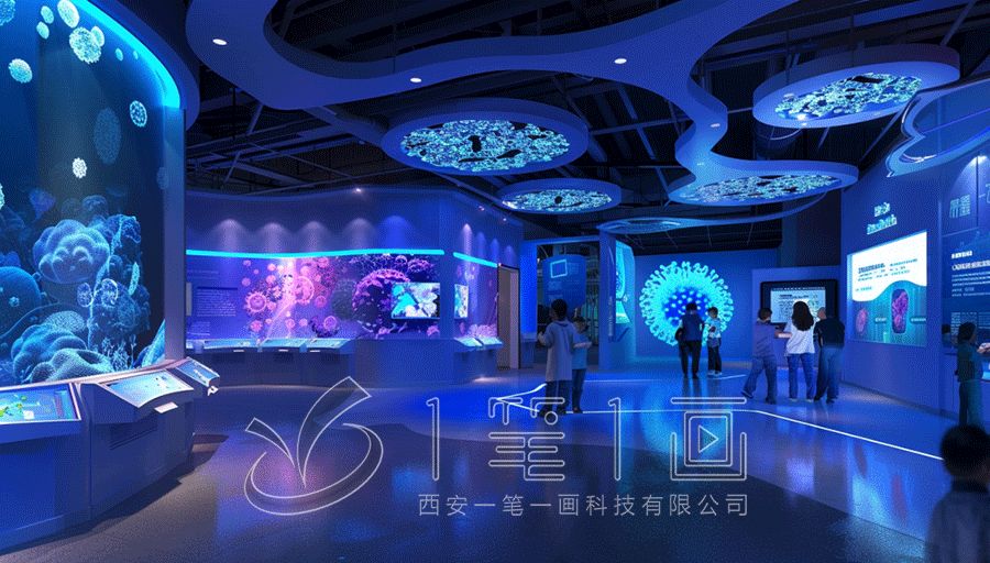 一筆一畫市兒童科普教育基地效果圖設計