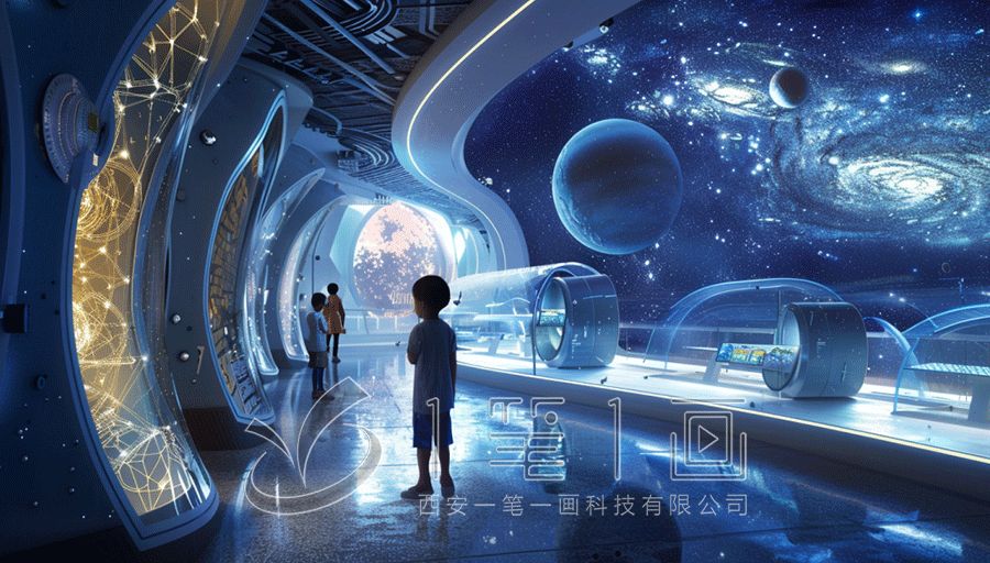 一筆一畫市兒童科普教育基地效果圖設計