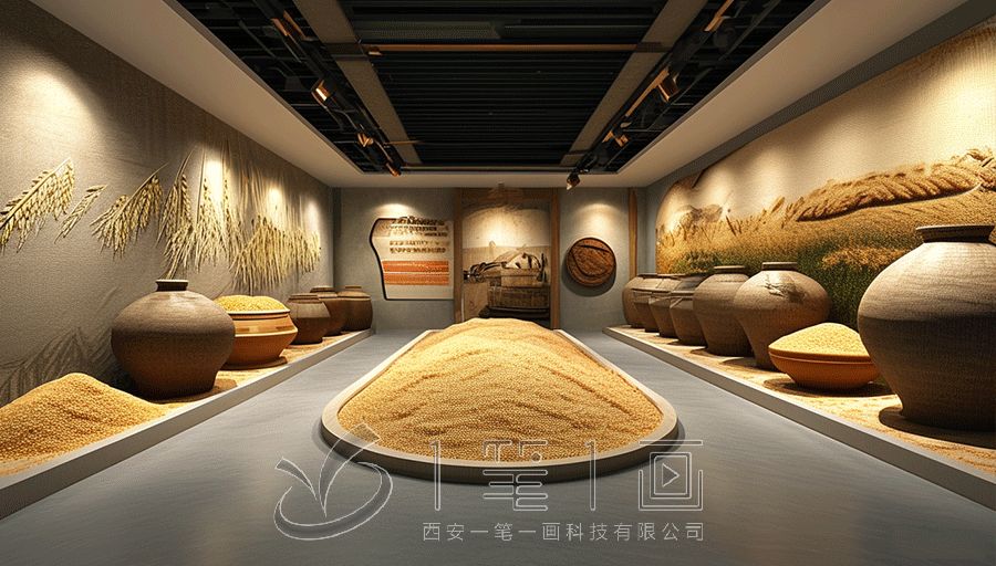 糧食和物資儲備中心安全教育基地設計方案，多媒體糧食安全展廳建設方案策劃公司