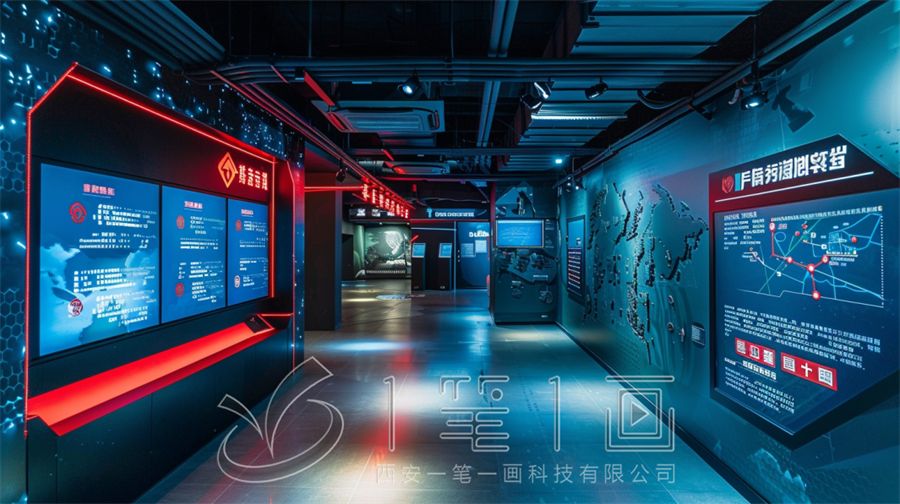 區(qū)國(guó)防教育素質(zhì)拓展基地展廳設(shè)計(jì)方案，多媒體國(guó)防動(dòng)員教育基地建設(shè)方案策劃公司