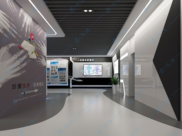 高科技禁毒展廳效果圖