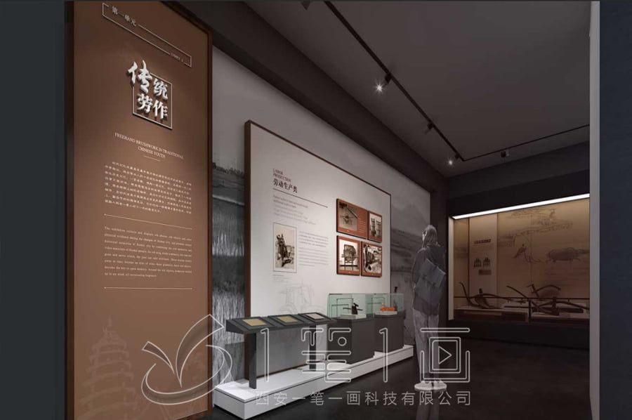 高科技垃圾分類科普館效果圖